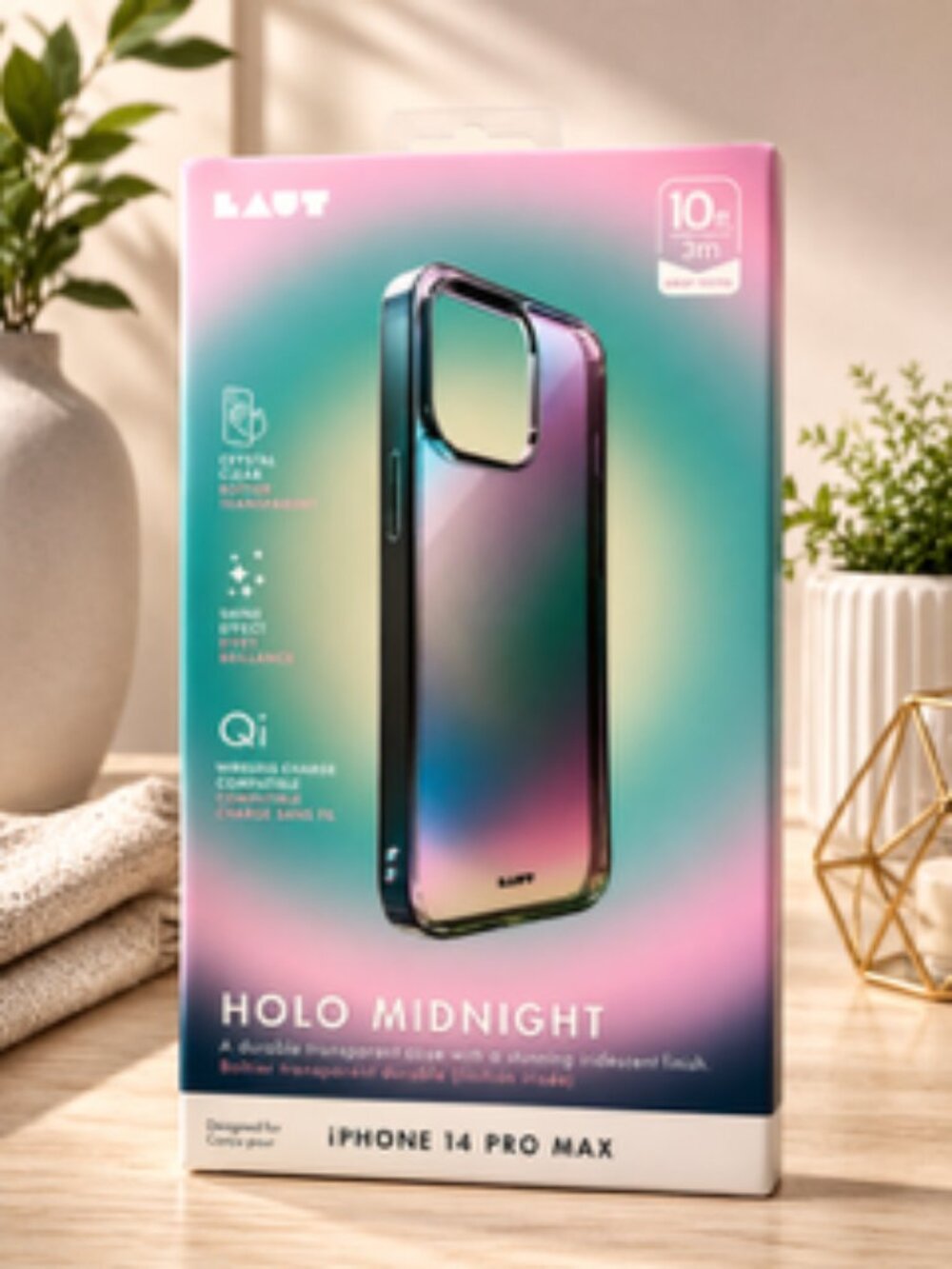 ✨ LAUT HOLO Midnight iPhone 14 Pro Max Case – New in Box ✨